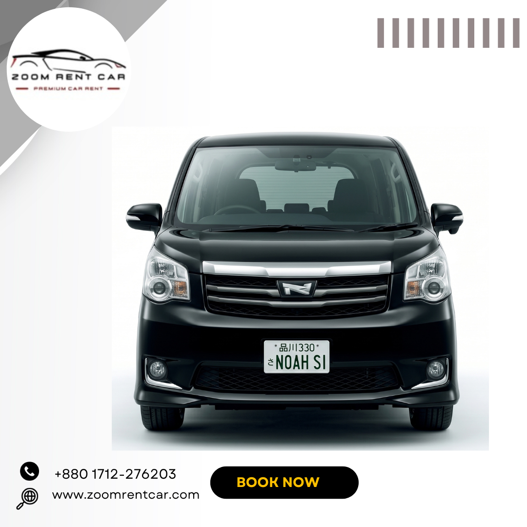 Noah SI 2013 Black Rental Service in Bangladesh